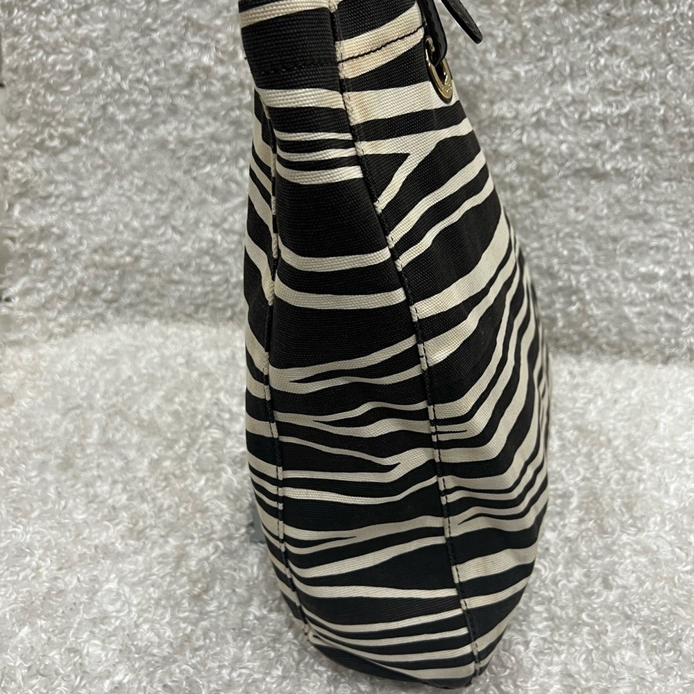 Michael Kors Mk Canvas Tote In Zebra Print - image 6